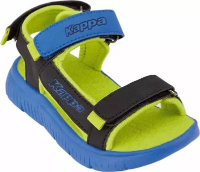 Sandale për fëmijë Kappa, të zeza dhe blu [Madhësia: 28]