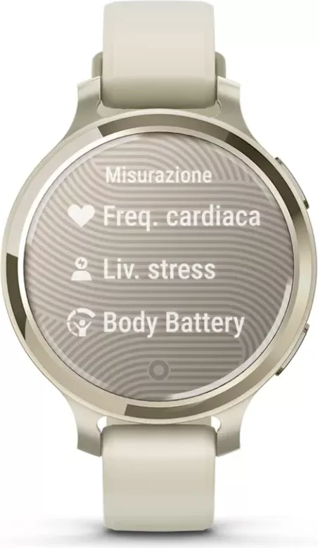 Smartwatch Garmin Lily® 2 Active – Lunar Gold with Bone Silicone Strap thumbnail 4