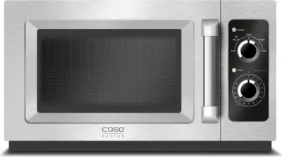 Mikrovalë profesionale CASO C 1000 M 1000W 25L me bazë qeramike, inox
