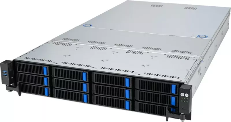 Barebone ASUS RS520A-E12-RS12U, 1G, 1.6kW, 12NVMe, FAN, RH, OCP, GPU