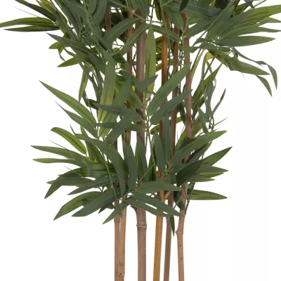Bimë dekorative sintetike në vazo, bambu, FH4736, 20x95x180cm