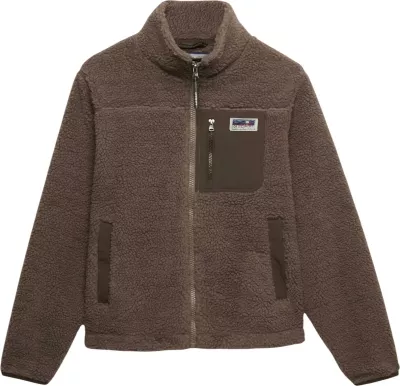 Duks fleece për femra Superdry Heritage Zip Through SDW2012736A, kafe [Madhësia: L]