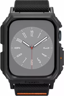 Mbështjellës Spigen Lite Fit Pro me rrip për Apple Watch 4/5/6/7/8/9/SE 44/45mm, e zezë