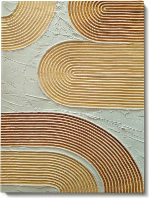 Pikturë dekorative 3D në kanavacë, shumëngjyrëshe, Wallity, RFB30_70100, 70x100cm