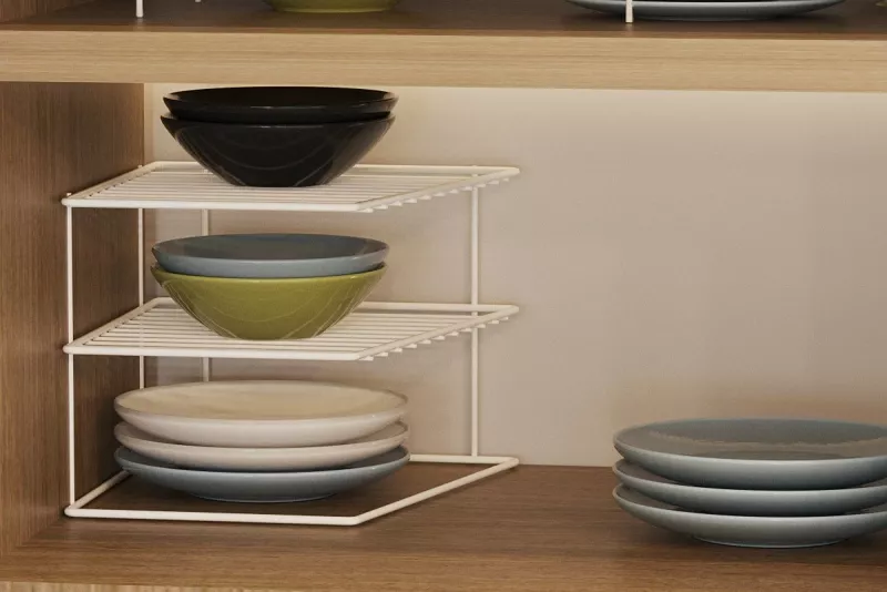Organizues kuzhine metalik, i bardhë, Hermia SM015-W