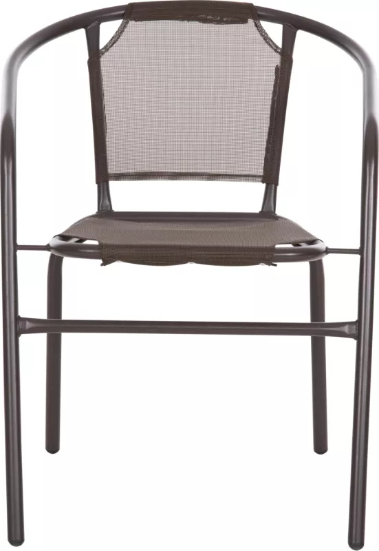 Karrige për jashtë LEDAN FH5977.02 metal & tekstilene ngjyrë kafe 55x58x72Hcm