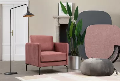 Karrige krahu, rozë, Atelier del Sofa, Sino