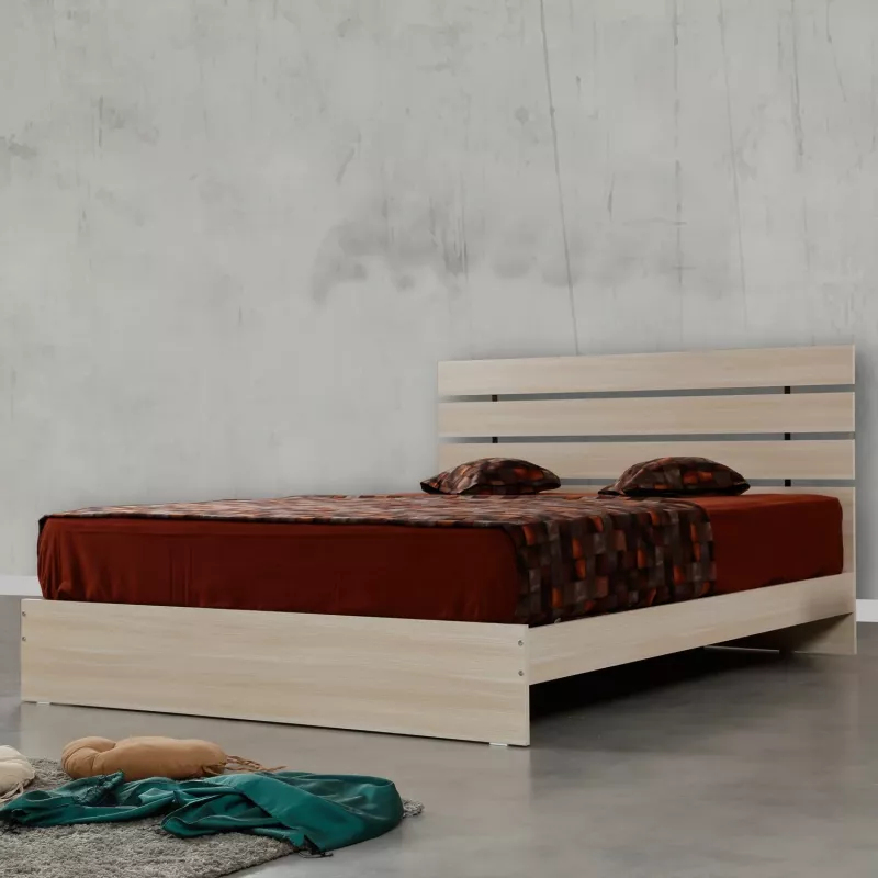Krevat dopio Hanah Home, Fuga 160, ngjyrë lisi