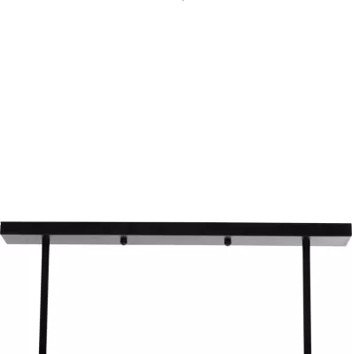 Llambë varëse tavani, metal i zi, 4-drita, FH4179, 78x30,5x26H cm