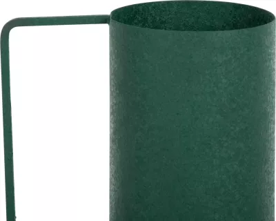 Vazo dekorative FLAGON FH4260.03 metalike në ngjyrë të gjelbër Φ26x45Hcm