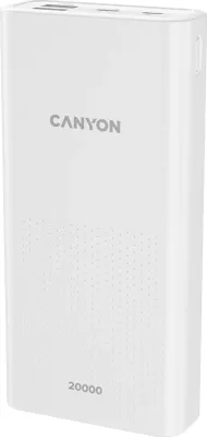 Power bank CANYON PB-2001 20000 mAh e bardhë