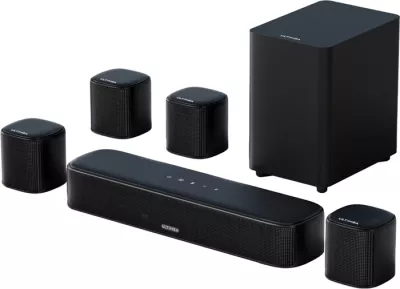 Soundbar Ultimea Aura A40 7.1 Virtual Surround, 330 W, me subwoofer 4" dhe 4 altoparlantë