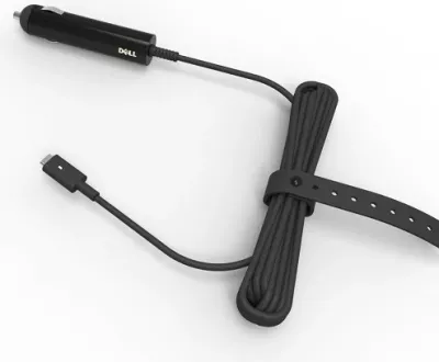 Karikues makinës Dell 65W, USB-C, i zi
