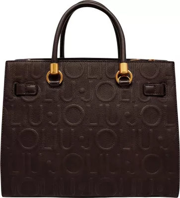 Çantë shopper Liu Jo AF6086 E1139 për femra, kafe e errët