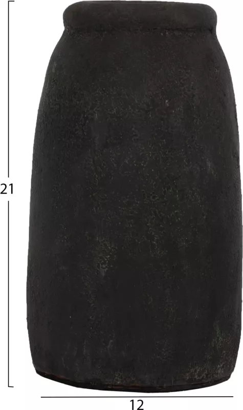 Vazo dekorative 3 copë, FH7711, ngjyrë gri fosile