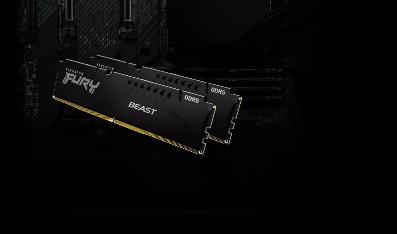 RAM Memorje Kingston FURY Beast 16GB DDR5 5600MT/s Ngjyrë e zezë