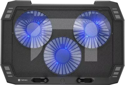 Mbajtëse ftohëse për laptop Natec, 15.6'' / 17'', e zezë