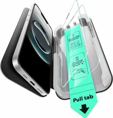 Xham mbrojtës ESR UltraFit, për iPhone 13 / 13 Pro / 14 / 16e, 2 copë