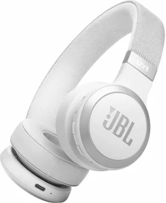 Kufje Bluetooth JBL Live 670NC, over-ear pa kabllo, ANC, Bluetooth 5.3, deri 65 orë bateri, të bardha