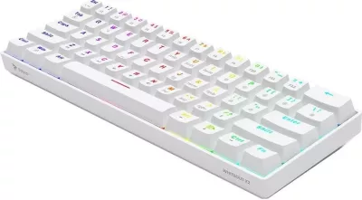 Tastaturë mekanike Savio Whiteout X2, Outemu Brown, Hot Swap, e bardhë