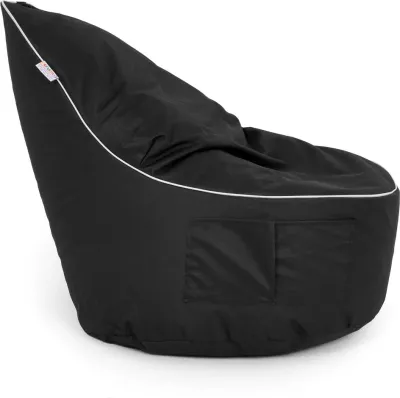 Qese ulëse (bean bag) Atelier del Sofa, ngjyrë e zezë, Golf
