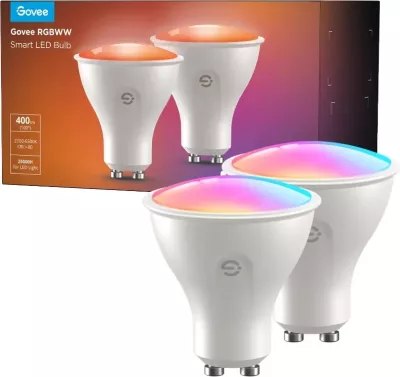 Llambë LED smart Govee B600D GU10 RGBWW 400 lm (2 copë)