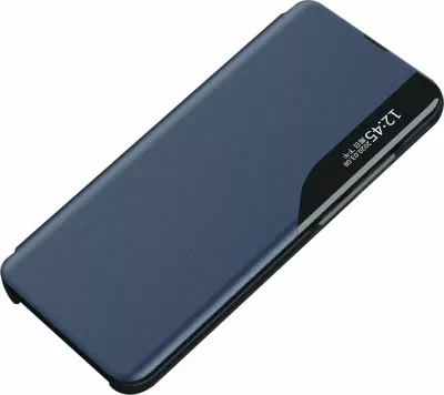 Mbështjellës Hurtel Eco Leather View Case për Xiaomi Redmi Note 11 Pro+ 5G / 11 Pro 5G / Mi 11i HyperCharge / Poco X4 NFC 5G, kaltër