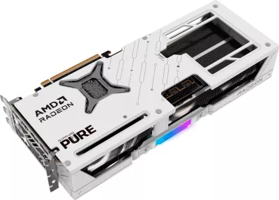 Kartë grafike SAPPHIRE PURE Radeon RX 9070 XT Gaming OC 16GB, 2x HDMI, 2x DisplayPort, e bardhë