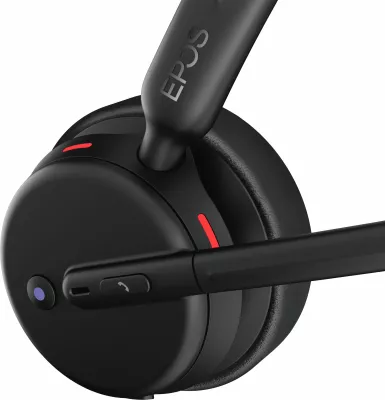 Kufje EPOS IMPACT 500 MS UC ANC, Bluetooth, USB-C+A, on-ear, e zezë