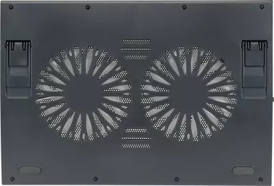 Pad ftohës laptopi Conceptronic 2-Fan, USB-A 2.0, deri 17 inç, zi