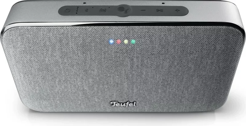 Altoparlant wireless Teufel MOTIV GO VOICE, Wi-Fi, Bluetooth, silver white