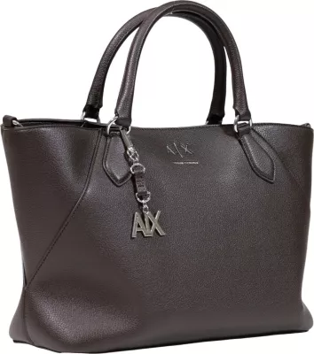 Çantë shopper për femra Armani Exchange XW003086 AF26569, kafe e errët