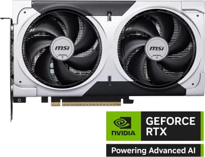 Kartelë grafike MSI GeForce RTX 5060 Ti 8G VENTUS 2X OC PLUS, 8 GB GDDR7, Argjend