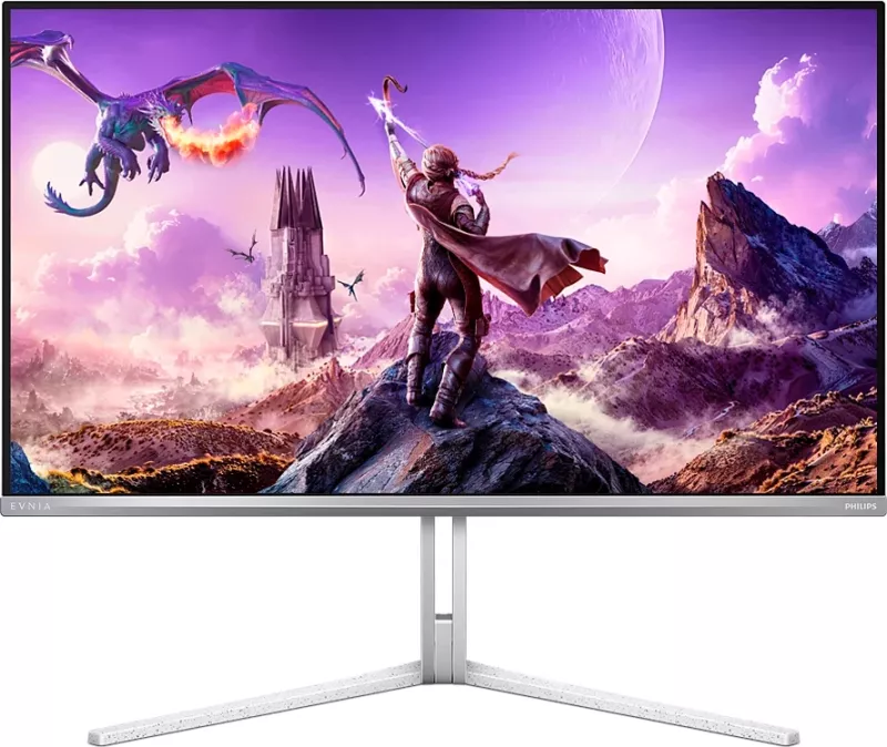 Monitor gaming Philips Evnia 8000 32M2N8900 32\" 4K UHD QD-OLED 240Hz 0.03ms, i bardhë