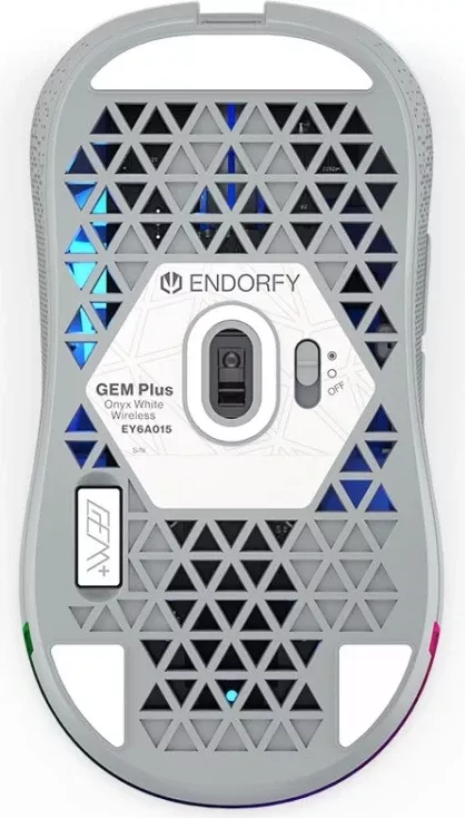 Maus wireless Endorfy Gem Plus Onyx, i bardhë 