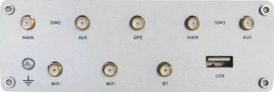 Router LTE Teltonika RUTX12, Cat 6, WiFi, BLE, GNSS, Ethernet, Alumini