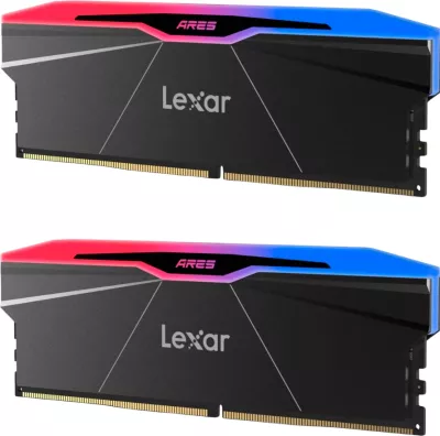 RAM Memorje Lexar Ares 2nd Gen 32GB (2x16GB) DDR5 6000MHz CL30 DIMM RGB, e zezë