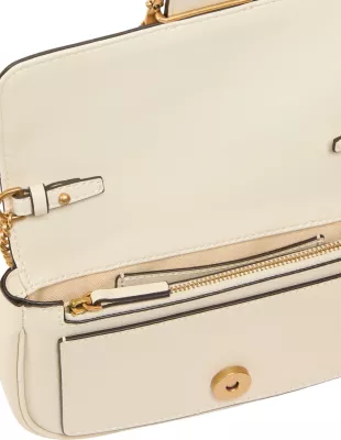 Çantë krahu Pinko Love Pocket New Buckle Vitello 107072 A0F1, bezhë e hapur