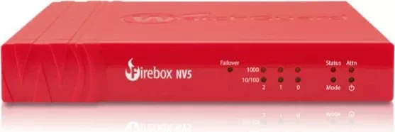 Firewall WatchGuard Firebox NV5, 5 vjet suport, i kuq