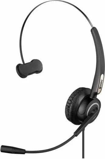 Kufje USB me mikrofon SANDBERG USB Office Headset Pro Mono 126-14, mono, kabllo 2.1 m, USB-A, të zeza