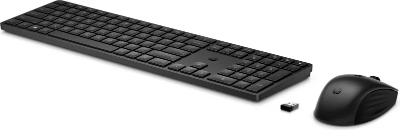 Set tastierë dhe maus wireless HP 650 Combo, të zeza