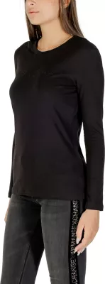 Maicë me mëngë të gjata për femra Armani Exchange XW001456 AF10356, e zezë [Madhësia: L]