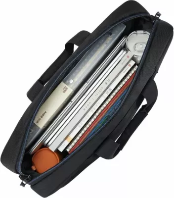 çantë laptopi RIVACASE 8036 16\", material i papërshkueshëm nga uji, me rrip të rregullueshëm, e zezë