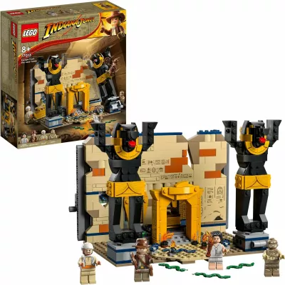 Set ndërtimi LEGO Indiana Jones 77013, Escape from the Lost Tomb, shumëngjyrësh