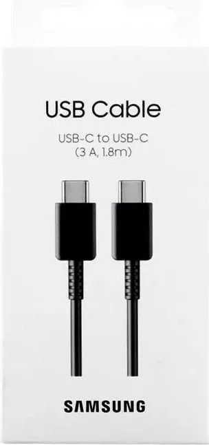Kabëll USB-C në USB-C Samsung EP-DX310JB, 1.8m, i zi