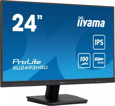 Monitor kompjuteri IIYAMA ProLite XU2493HSU-B7, 23.8", Full HD, LED, E zezë