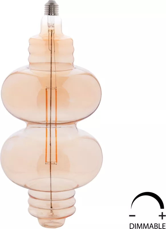 Llambë LED filament, 8W, E27, 3000K, ngjyrë ari, e zbehtë, FH4053.02