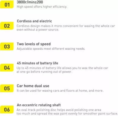 Makinë elektrike pa kabllo për lustruar Baseus CRDLQ-B01, 4000mAh, 30W, e zezë