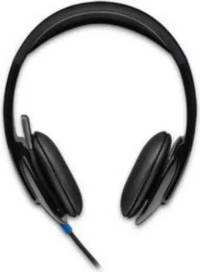 Kufje me mikrofon Logitech H540 USB, stereo, kontroll volume, të zeza