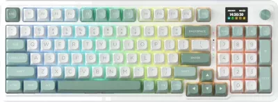 Tastierë mekanike Redragon Galatin Pro K719WG-RGB-PRO, 96%, RGB, wireless/wired, e bardhë
